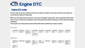 What Enginedtc.com website looked like in 2019 (4 years ago)