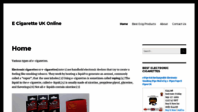 What Ecigaretteukonline.co.uk website looked like in 2019 (4 years ago)
