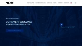 What Erdt-gruppe.de website looked like in 2019 (7 years ago)