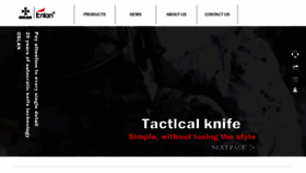 What Enlanknives.com website looked like in 2019 (4 years ago)