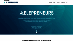 What Elepreneurs.com website looked like in 2019 (4 years ago)