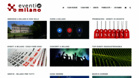 What Eventiatmilano.it website looked like in 2019 (4 years ago)
