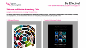 What Effectiveadvertisinggifts.com website looked like in 2019 (4 years ago)