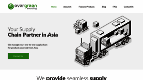 What Evergreensourcing.com website looked like in 2019 (4 years ago)
