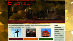 What Enosacchi.com website looked like in 2019 (4 years ago)