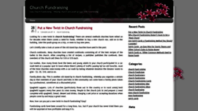 What Easychurchfundraising.com website looked like in 2019 (4 years ago)