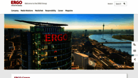 What Ergo.com website looked like in 2019 (4 years ago)