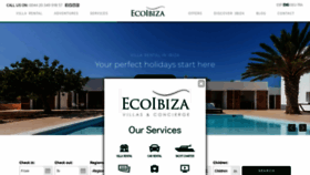 What Ecoibiza.com website looked like in 2019 (4 years ago)