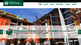 What Edilpark.it website looked like in 2019 (4 years ago)