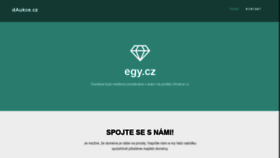 What Egy.cz website looked like in 2019 (4 years ago)