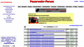 What Einsatzinfo112.de website looked like in 2019 (4 years ago)