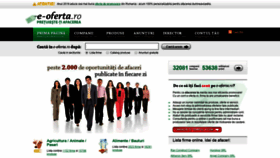 What E-oferta.ro website looked like in 2019 (4 years ago)