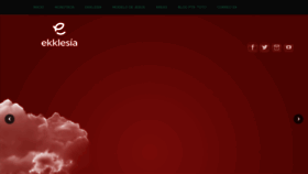 What Ekklesia.net website looked like in 2019 (4 years ago)