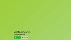 What Eleterno.com website looked like in 2019 (4 years ago)