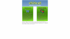 What Efoto.pl website looked like in 2019 (4 years ago)