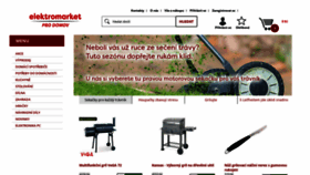 What Elektromarket.cz website looked like in 2019 (4 years ago)