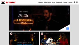 What Elterrat.tv website looked like in 2019 (4 years ago)