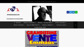 What Emmaus-bougival.com website looked like in 2019 (4 years ago)