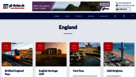 What England-ferien.de website looked like in 2019 (4 years ago)