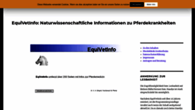 What Equivetinfo.de website looked like in 2019 (4 years ago)