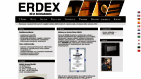 What Erdex.pl website looked like in 2019 (4 years ago)