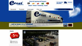 What Ernst-handel.de website looked like in 2019 (4 years ago)