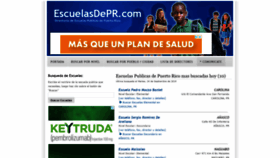 What Escuelasdepr.com website looked like in 2019 (4 years ago)