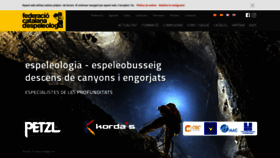 What Espeleologia.cat website looked like in 2019 (4 years ago)
