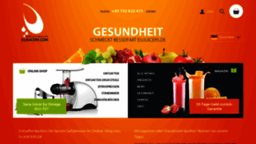 What Eujuicers.de website looked like in 2019 (4 years ago)