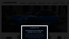 What Euromotor.sk website looked like in 2019 (4 years ago)