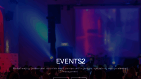 What Events2.com website looked like in 2019 (4 years ago)