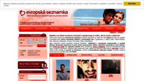 What Evropska-seznamka.cz website looked like in 2019 (5 years ago)