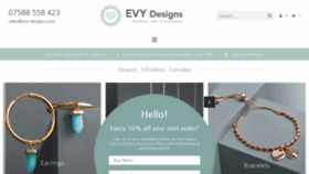 What Evy-designs.com website looked like in 2019 (4 years ago)