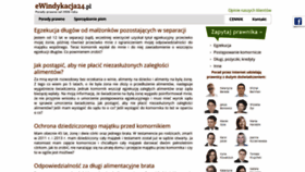 What Ewindykacja24.pl website looked like in 2019 (4 years ago)