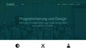 What Exmt.de website looked like in 2019 (4 years ago)
