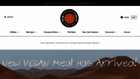 What Expeditionfoods.com website looked like in 2019 (4 years ago)