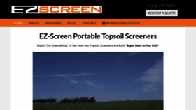 What Ez-screen.com website looked like in 2019 (4 years ago)