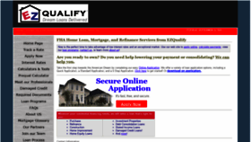 What Ezqualify.net website looked like in 2019 (4 years ago)