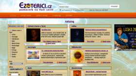 What Ezoterika.cz website looked like in 2019 (4 years ago)
