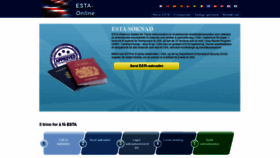 What Esta-online.us.com website looked like in 2019 (4 years ago)
