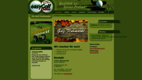 What Easygolf.at website looked like in 2019 (4 years ago)