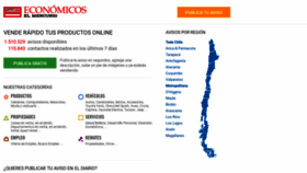 What Economicos.cl website looked like in 2019 (4 years ago)