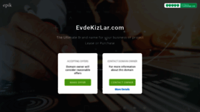 What Evdekizlar.com website looked like in 2019 (4 years ago)