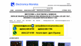 What Electronicamorelos.com website looked like in 2019 (4 years ago)
