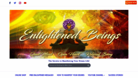 What Enlightenedbeings.com website looked like in 2019 (4 years ago)
