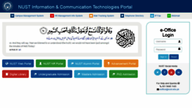 What Eoffice.nust.edu.pk website looked like in 2019 (6 years ago)