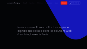 What Edreamsfactory.com website looked like in 2019 (4 years ago)