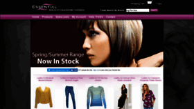 What Essentialclothing.co.uk website looked like in 2019 (4 years ago)