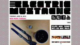 What Electricmustache.com website looked like in 2019 (4 years ago)