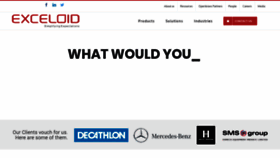 What Exceloid.com website looked like in 2019 (4 years ago)
